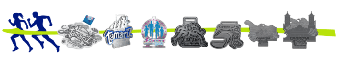 Medallas carreras tamariz